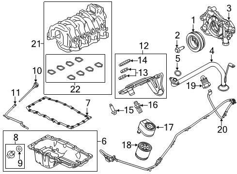 2022 Ford F-250 Super Duty Senders Diagram 2