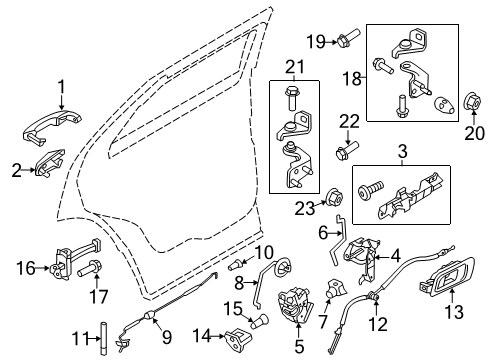 1991 Mercury Tracer Kit Diagram for FB5Z-7822404-GA