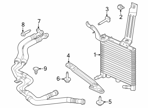 2024 Ford Mustang Engine Oil Cooler Diagram 2