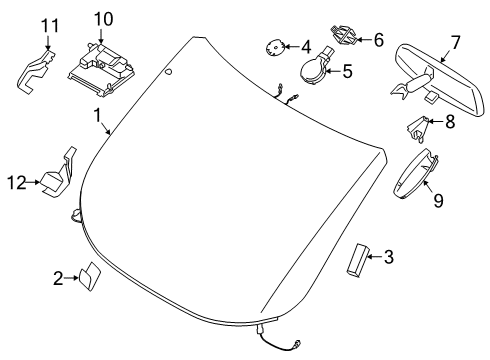 2023 Ford Transit Connect Wipers Diagram 3