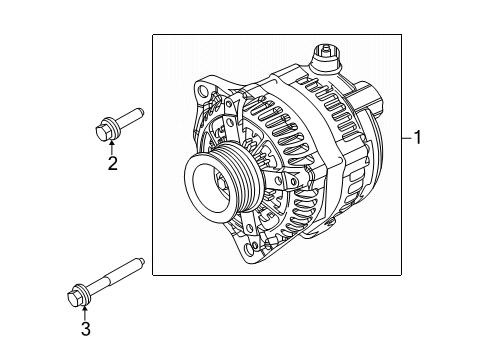 2021 Ford F-250 Super Duty Alternator Diagram 4