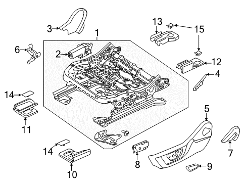 2022 Ford Mustang Power Seats Diagram 3