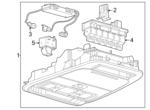 2023 Ford F-250 Super Duty Anti-Theft Components Diagram 1