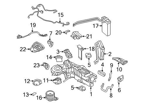 2008 Ford F-250 Super Duty CONTROL Diagram for 9L3Z-19E624-C