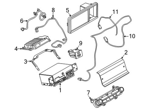 2023 Ford Maverick CABLE ASY Diagram for NZ6Z-14D202-APA