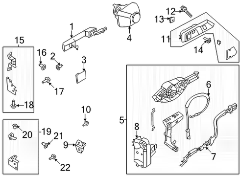 2022 Ford Bronco Front Door Diagram 4