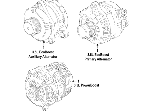 2023 Ford F-150 Alternator Diagram 3