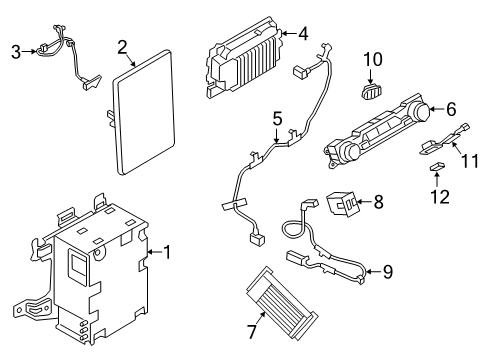 2020 Ford Police Interceptor Utility CABLE ASY Diagram for LB5Z-10E929-BA