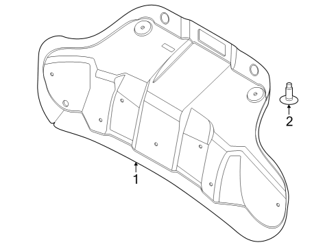 2024 Ford Mustang Interior Trim - Trunk Diagram 2