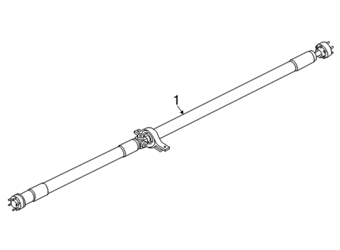 2023 Ford Maverick SHAFT ASY - DRIVE Diagram for NZ6Z-4R602-B