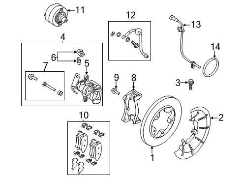 2023 Ford Transit Brake Components Diagram 3