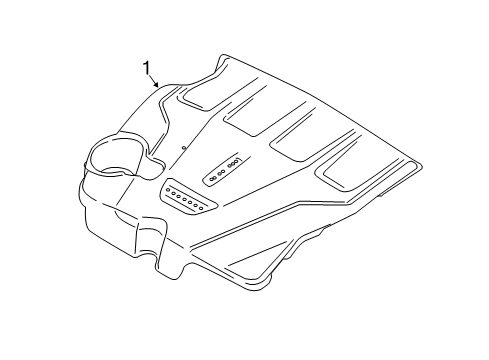 2020 Lincoln Continental Engine Appearance Cover Diagram 2