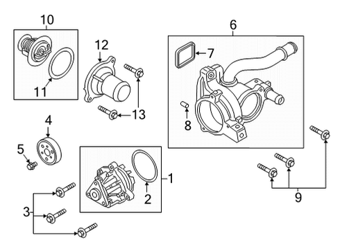 2022 Ford Bronco Water Pump Diagram 1