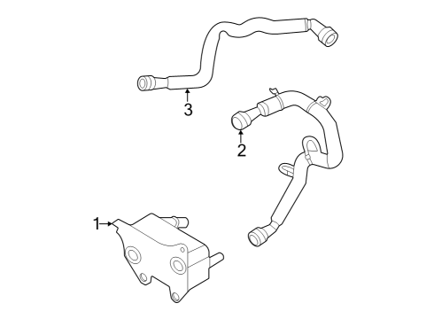 2023 Ford F-150 Lightning HOSE ASSY - INLET Diagram for NL3Z-8D126-C