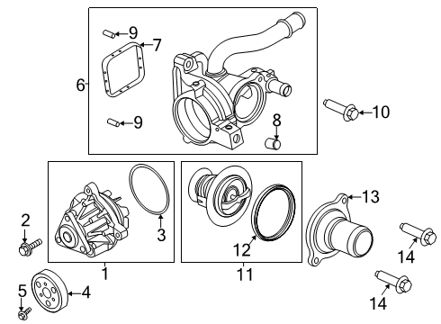 2021 Lincoln Corsair Water Pump Diagram 2