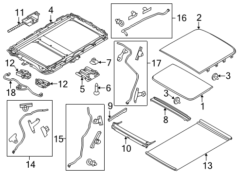 2019 Ford Police Interceptor Utility Sunroof Diagram