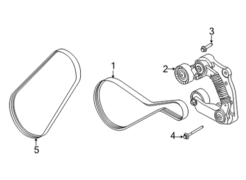 2023 Ford F-150 Belts & Pulleys Diagram 5