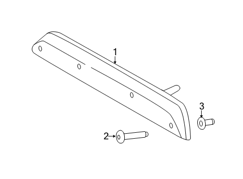 2020 Ford F-150 High Mount Lamps Diagram 1