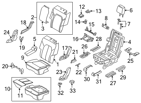 2021 Ford Expedition Power Seats Diagram 5