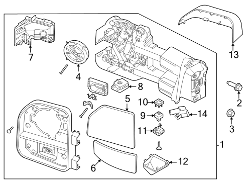 2023 Ford F-250 Super Duty Automatic Temperature Controls Diagram 3