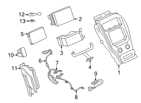 2020 Lincoln Nautilus Sound System Diagram 1