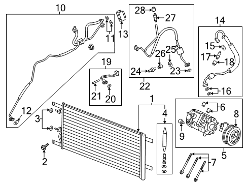 2021 Ford F-250 Super Duty Air Conditioner Diagram 2