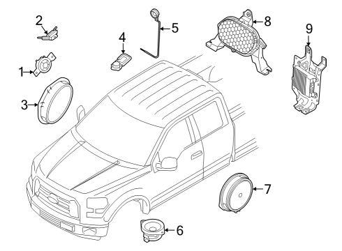 2023 Ford F-150 Lightning Sound System Diagram 4