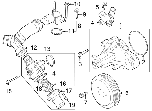 2024 Ford Mustang Water Pump Diagram 3