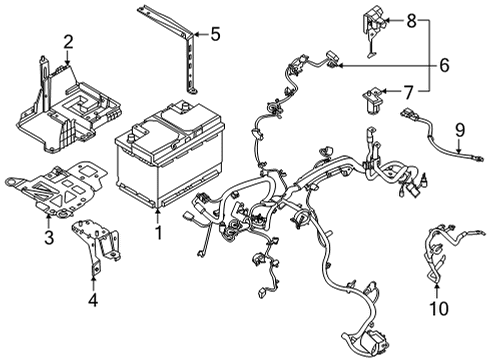 2022 Ford Maverick Battery Diagram 1