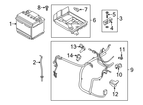 2020 Lincoln MKZ Battery Diagram 1