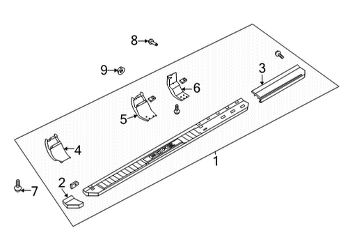 2021 Ford F-150 Running Board Diagram 13