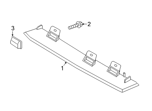 2022 Ford Expedition High Mount Lamps Diagram