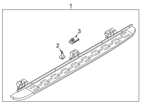 2022 Lincoln Aviator Running Board Diagram