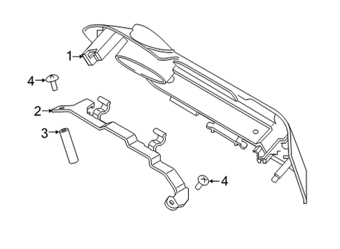 2021 Ford F-150 Engine Appearance Cover Diagram 2