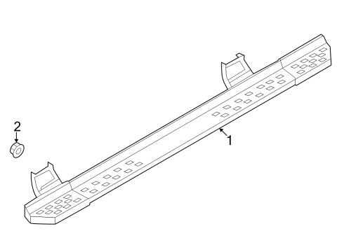 2023 Ford F-150 Lightning STEP ASY Diagram for NL3Z-16450-AA