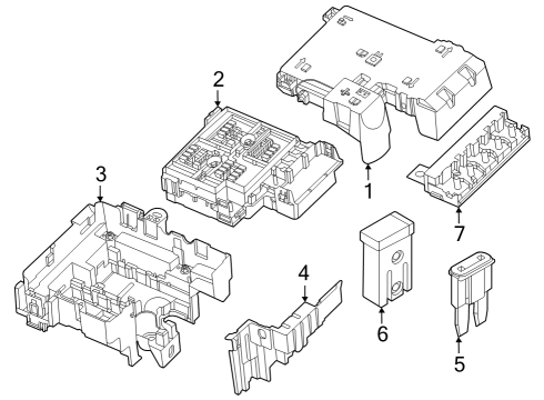 2024 Ford Mustang FUSE Diagram for PU5Z-14526-ANA