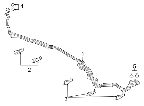 2022 Lincoln Aviator Rear A/C Lines Diagram