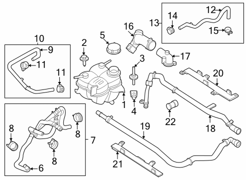 2024 Ford Mustang HOSE - HEATER WATER Diagram for PR3Z-18472-S