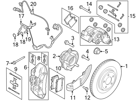 2024 Ford Mustang HOUSING Diagram for PR3Z-2553-C