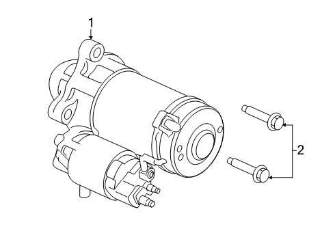 2020 Ford F-150 Starter Diagram 2