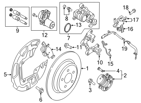 2023 Lincoln Nautilus Parking Brake Diagram 3