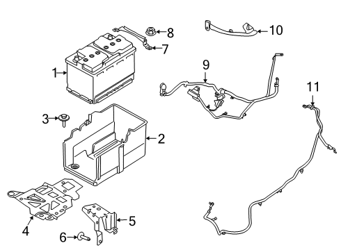 2021 Lincoln Corsair Battery Diagram 1