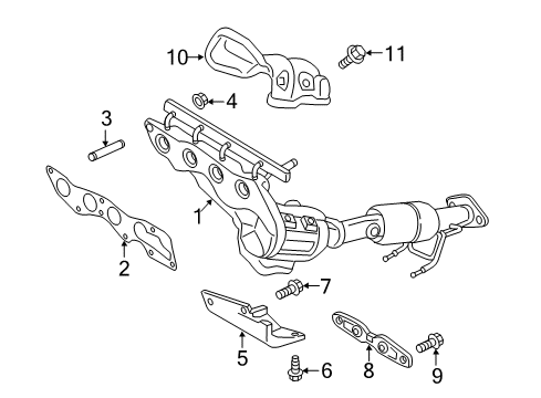 2020 Lincoln MKZ Exhaust Manifold Diagram 3