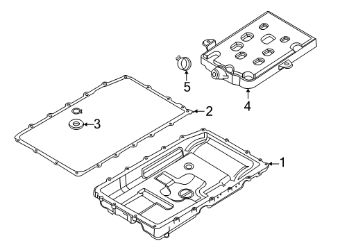 2023 Ford Explorer Transmission Components Diagram 1