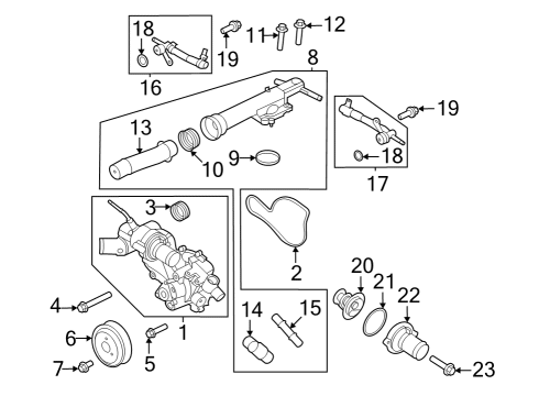 2022 Ford Bronco Water Pump Diagram 3