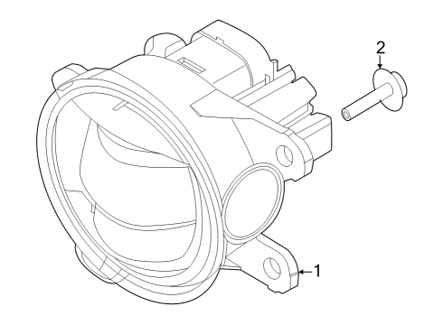 2023 Ford Expedition Fog Lamps Diagram