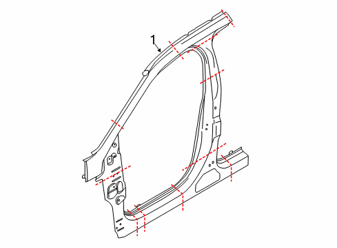 2021 Ford Edge Aperture Panel Diagram