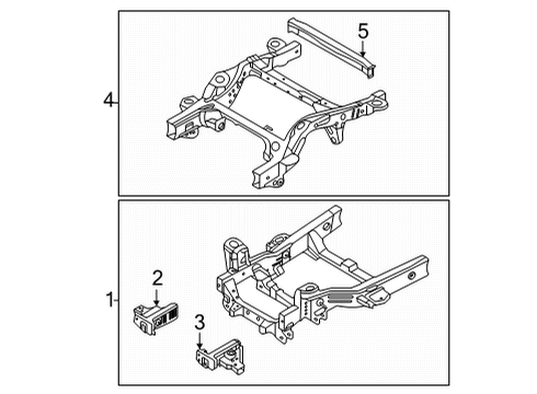 2023 Ford Bronco TOW MODULE Diagram for MB3Z-5F146-B