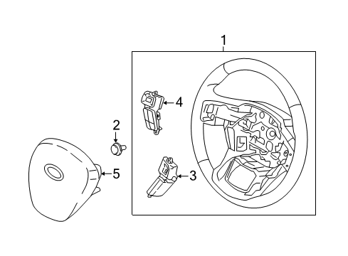 2022 Ford F-250 Super Duty Steering Column & Wheel, Steering Gear & Linkage Diagram 8