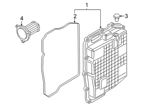 2022 Ford Bronco Sport Case & Related Parts Diagram 2